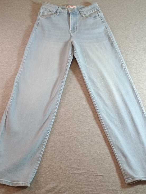 lilac sunset Denim - Lilac Sunset Light Blue Women's Size 3 Baggy Straight-Leg Jeans